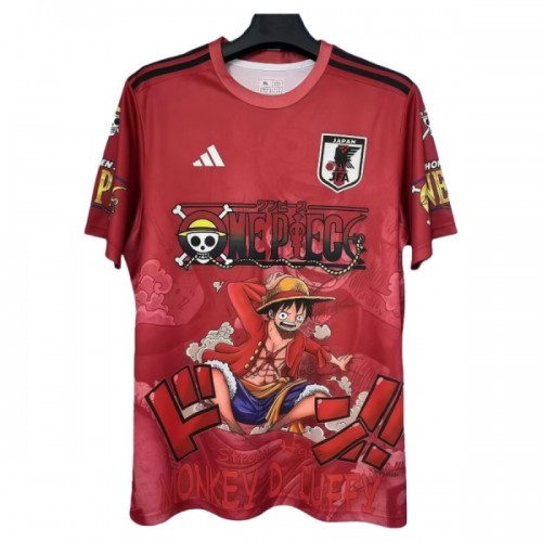 Maillot de Supporter Japon x Luffy Special Edition 2025 Pour Homme Maillot de Supporter Japon x Luffy Special Edition 2025 Pour Homme