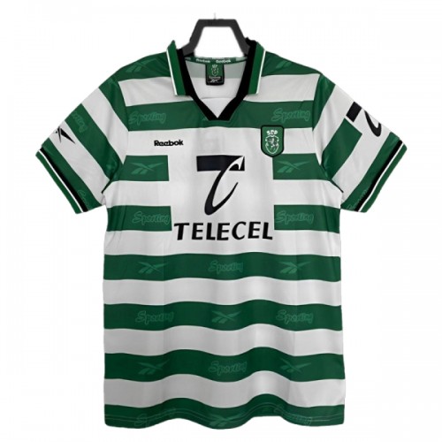 Maillot de Supporter Sporting CP 1999-2000 Domicile Pour Homme Maillot de Supporter Sporting CP 1999-2000 Domicile Pour Homme