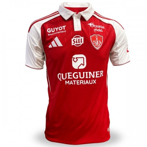 Maillot de Supporter Stade Brestois Domicile 2025-26 Pour Homme Maillot de Supporter Stade Brestois Domicile 2025-26 Pour Homme