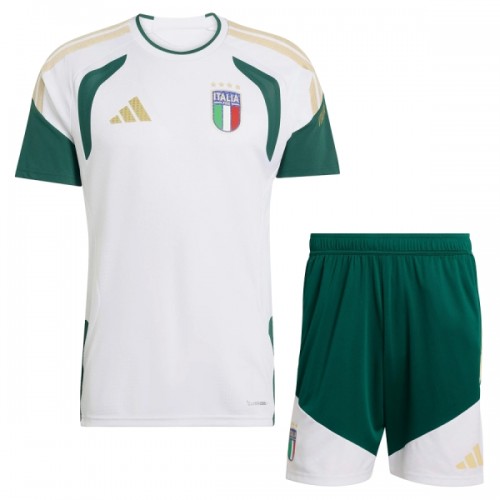 Italie Maillot d'Entraînement Coupe du Monde 2026 Blanche Pour Enfant Italie Maillot d'Entraînement Coupe du Monde 2026 Blanche Pour Enfant