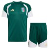 Italie Maillot d'Entraînement Coupe du Monde 2026 Verte Pour Enfant