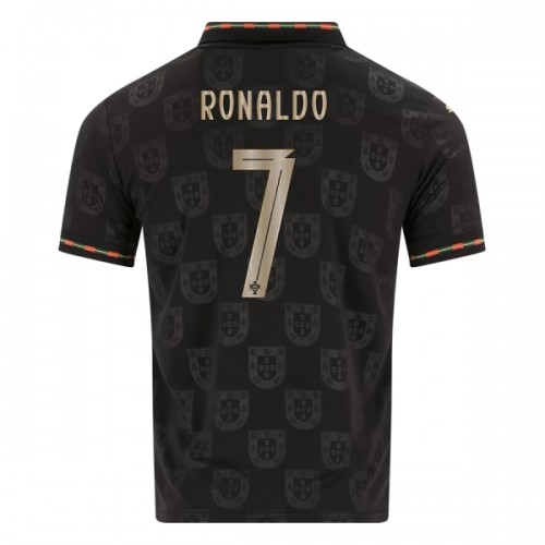 Maillot de Supporter Portugal Black Panther Ronaldo 7 Special 2025-26 Pour Homme Maillot de Supporter Portugal Black Panther Ronaldo 7 Special 2025-26 Pour Homme