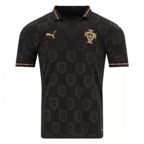 Maillot de Supporter Portugal Black Panther Special 2025-26 Pour Homme Maillot de Supporter Portugal Black Panther Special 2025-26 Pour Homme