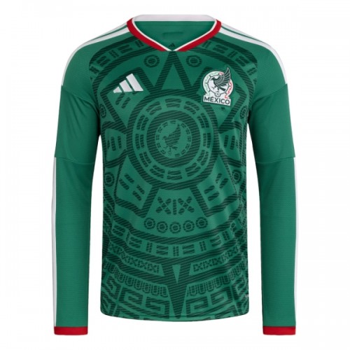 Maillot à Manches Longues Mexique Domicile Coupe du Monde 2026 Pour Homme Maillot à Manches Longues Mexique Domicile Coupe du Monde 2026 Pour Homme