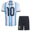 Maillot de Supporter Argentine Messi 10 Domicile Coupe du Monde 2026 Pour Enfant Maillot de Supporter Argentine Messi 10 Domicile Coupe du Monde 2026 Pour Enfant