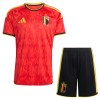 Maillot de Supporter Belgique Domicile Coupe du Monde 2026 Pour Enfant