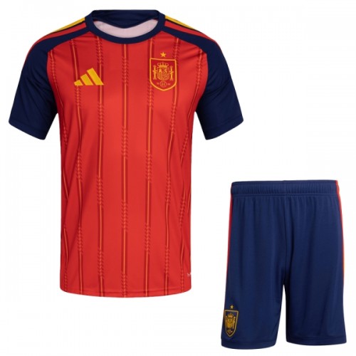 Maillot de Supporter Espagne Domicile Coupe du Monde 2026 Pour Enfant Maillot de Supporter Espagne Domicile Coupe du Monde 2026 Pour Enfant