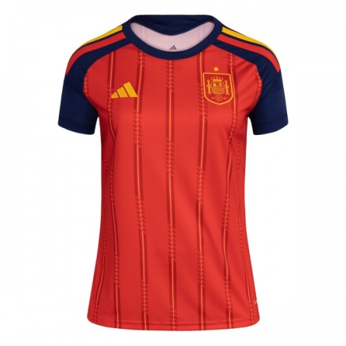 Maillot de Supporter Espagne Domicile Coupe du Monde 2026 Pour Femme Maillot de Supporter Espagne Domicile Coupe du Monde 2026 Pour Femme