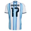 Maillot de Supporter Argentine Garnacho 17 Domicile Coupe du Monde 2026 Pour Enfant