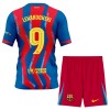 Maillot de Supporter FC Barcelone Lewandowski 9 Quatrième 2025-26 Pour Enfant