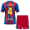 Maillot de Supporter FC Barcelone R. Araujo 4 Quatrième 2025-26 Pour Enfant