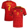 Maillot de Supporter Belgique De Bruyne 7 Domicile Coupe du Monde 2026 Pour Homme