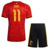 Maillot de Supporter Belgique Doku 11 Domicile Coupe du Monde 2026 Pour Enfant