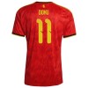 Maillot de Supporter Belgique Doku 11 Domicile Coupe du Monde 2026 Pour Enfant