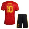 Maillot de Supporter Belgique Lukaku 10 Domicile Coupe du Monde 2026 Pour Enfant Maillot de Supporter Belgique Lukaku 10 Domicile Coupe du Monde 2026 Pour Enfant