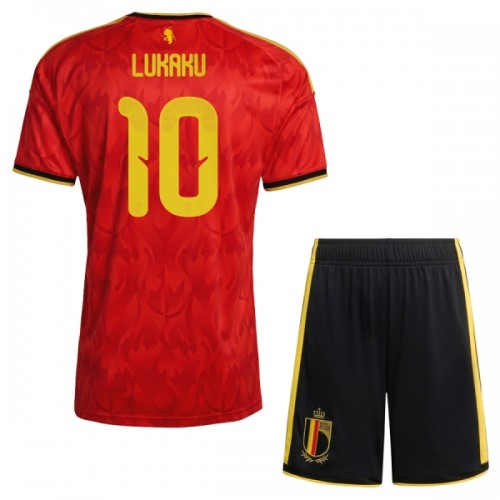Maillot de Supporter Belgique Lukaku 10 Domicile Coupe du Monde 2026 Pour Enfant Maillot de Supporter Belgique Lukaku 10 Domicile Coupe du Monde 2026 Pour Enfant