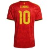 Maillot de Supporter Belgique Lukaku 10 Domicile Coupe du Monde 2026 Pour Enfant