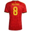 Maillot de Supporter Belgique Tielemans 8 Domicile Coupe du Monde 2026 Pour Homme