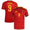 Maillot de Supporter Belgique Trossard 9 Domicile Coupe du Monde 2026 Pour Homme