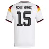 Maillot de Supporter Allemagne N. Schlotterbeck 15 Domicile Coupe du Monde 2026 Pour Homme