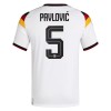 Maillot de Supporter Allemagne Pavlovic 5 Domicile Coupe du Monde 2026 Pour Homme