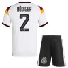 Maillot de Supporter Allemagne Rudiger 2 Domicile Coupe du Monde 2026 Pour Enfant