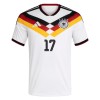 Maillot de Supporter Allemagne Wirtz 17 Domicile Coupe du Monde 2026 Pour Homme