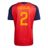 Maillot de Supporter Espagne Carvajal 2 Domicile Coupe du Monde 2026 Pour Homme