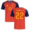 Maillot de Supporter Espagne Cucurella 22 Domicile Coupe du Monde 2026 Pour Homme