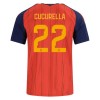 Maillot de Supporter Espagne Cucurella 22 Domicile Coupe du Monde 2026 Pour Homme