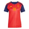 Maillot de Supporter Espagne Lamine Yamal 19 Domicile Coupe du Monde 2026 Pour Femme