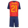 Maillot de Supporter Espagne OYARZABAL 21 Domicile Coupe du Monde 2026 Pour Enfant