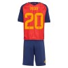 Maillot de Supporter Espagne Pedri 20 Domicile Coupe du Monde 2026 Pour Enfant