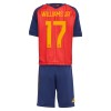 Maillot de Supporter Espagne Williams JR 17 Domicile Coupe du Monde 2026 Pour Enfant