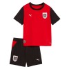 Maillot de Supporter Autriche Domicile Coupe du Monde 2026 Pour Enfant