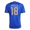 Maillot de Supporter Italie Barella 18 Domicile Coupe du Monde 2026 Pour Homme