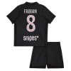 Maillot de Supporter Paris Saint-Germain Fabian 8 Quatrième Jordan 2025-26 Pour Enfant