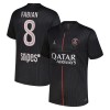 Maillot de Supporter Paris Saint-Germain Fabian 8 Quatrième Jordan 2025-26 Pour Homme
