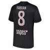 Maillot de Supporter Paris Saint-Germain Fabian 8 Quatrième Jordan 2025-26 Pour Homme