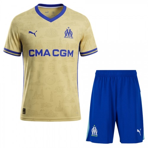 Maillot de Supporter Olympique de Marseille Quatrième 2025-26 Pour Enfant Maillot de Supporter Olympique de Marseille Quatrième 2025-26 Pour Enfant