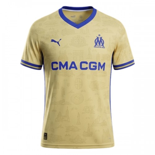 Maillot de Supporter Olympique de Marseille Quatrième 2025-26 Pour Homme Maillot de Supporter Olympique de Marseille Quatrième 2025-26 Pour Homme