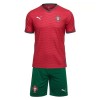 Maillot de Supporter Portugal Domicile Coupe du Monde 2026 Pour Enfant