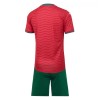 Maillot de Supporter Portugal Domicile Coupe du Monde 2026 Pour Enfant