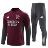 Arsenal Sweat d'Entraînement Quarter-Zip 2025-26 Rouge Pour Homme