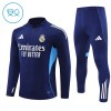 Real Madrid Sweat d'Entraînement Quarter-Zip 2025-26 Marine Pour Enfant Real Madrid Sweat d'Entraînement Quarter-Zip 2025-26 Marine Pour Enfant