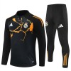 Real Madrid Sweat d'Entraînement Quarter-Zip 2025-26 Noire Pour Homme