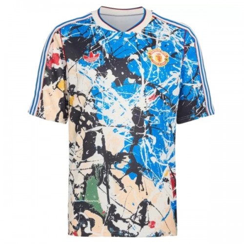 Maillot de Supporter Manchester United Stone Roses Special Edition 2025-26 Pour Homme Maillot de Supporter Manchester United Stone Roses Special Edition 2025-26 Pour Homme