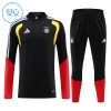 Allemagne Sweat d'Entraînement Quarter-Zip 2026-27 Noire Pour Enfant