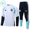 Argentine Sweat d'Entraînement Quarter-Zip 2026-27 Blanche Pour Enfant
