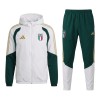 Italie Veste à Capuche 2026-27 Blanche Pour Homme Italie Veste à Capuche 2026-27 Blanche Pour Homme